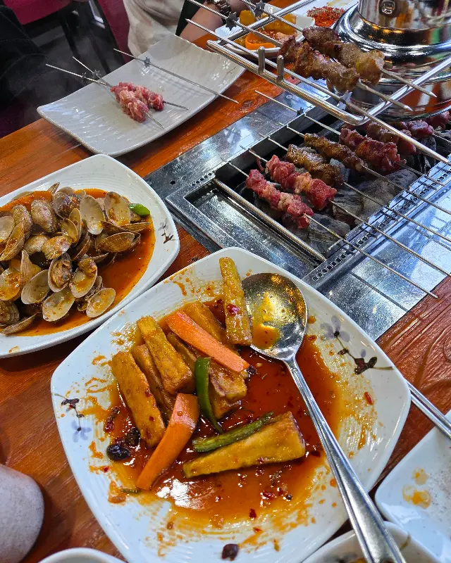 어향가지와 조개볶음