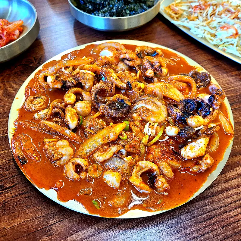 직화 쭈꾸미 볶음