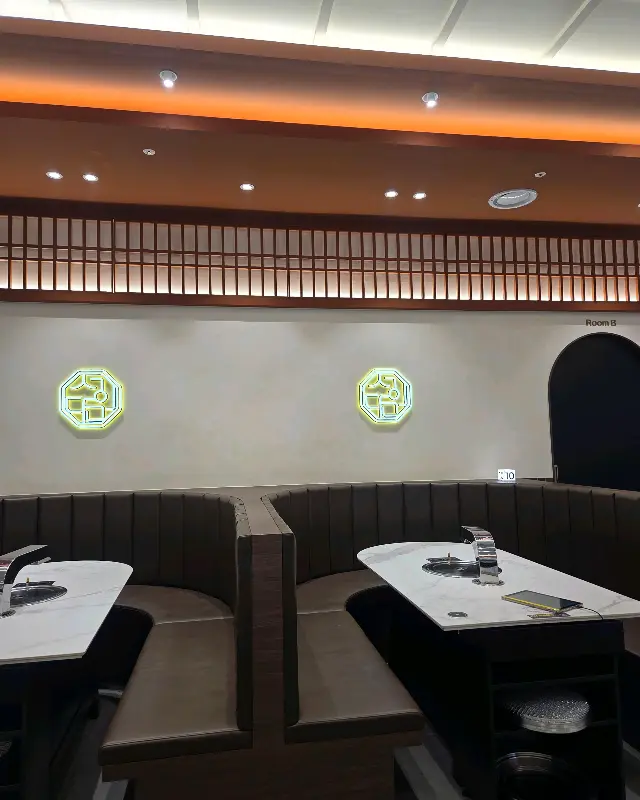 아늑하고 편안한 분위기의 룸