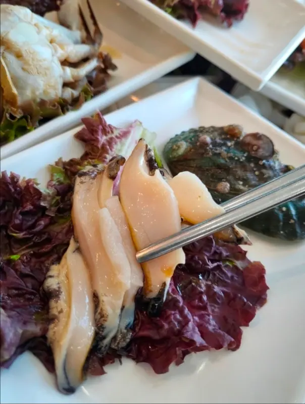 신선한 해산물 모듬