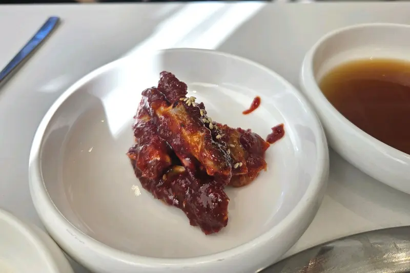 신선한 돼지갈비