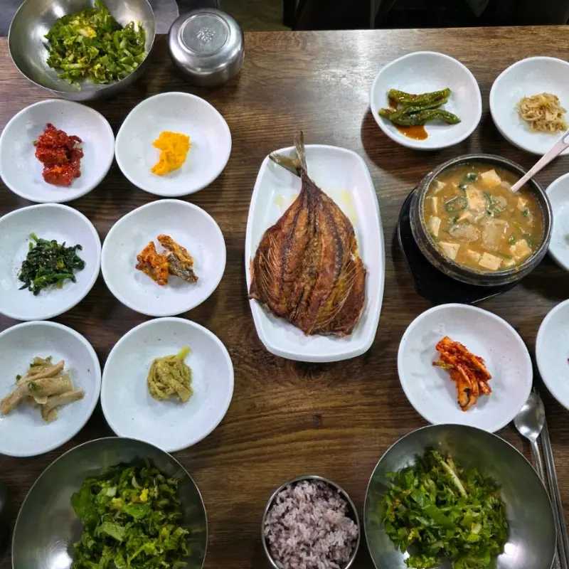 맛있는 식사를 마치고