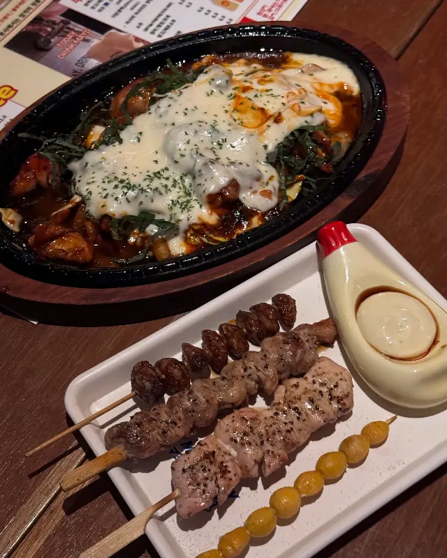 닭갈비와 꼬치