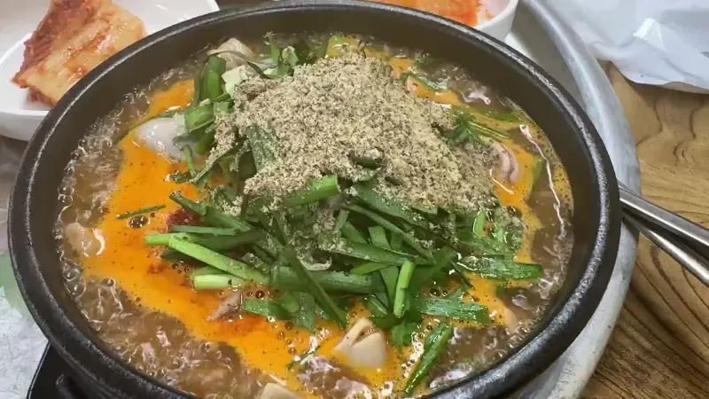 순대국밥 비주얼