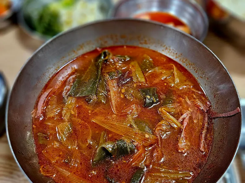 대파가 듬뿍 들어간 육개장