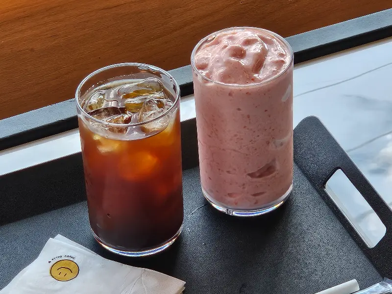 팜스빌드의 음료