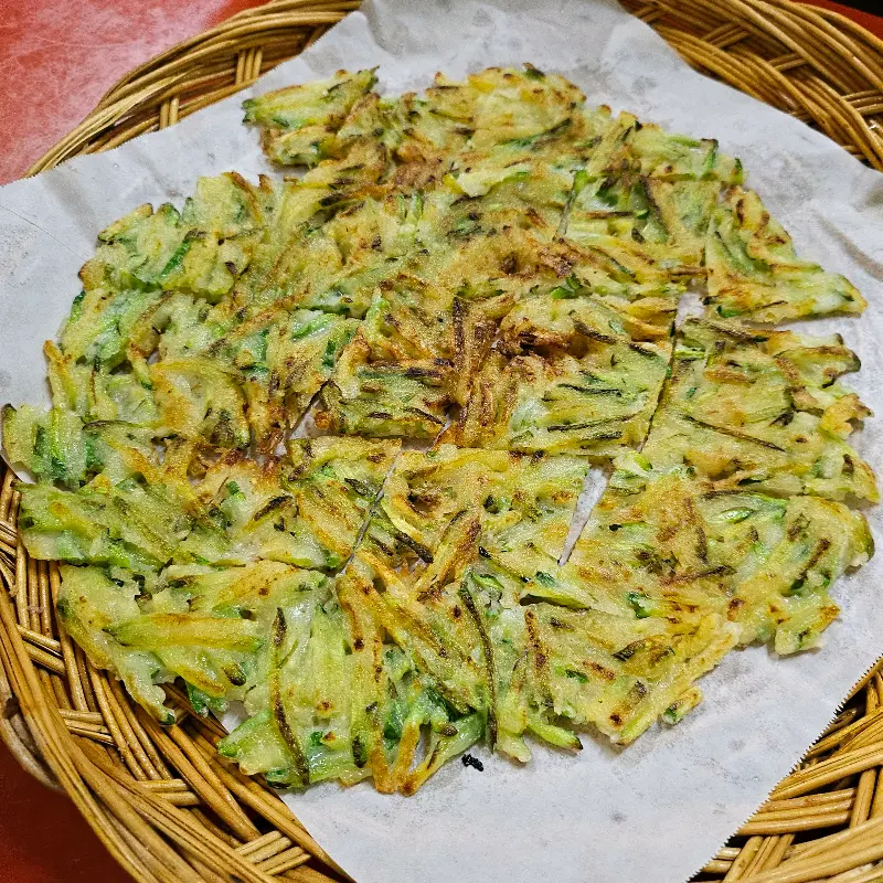 애호박전의 먹음직스러운 모습