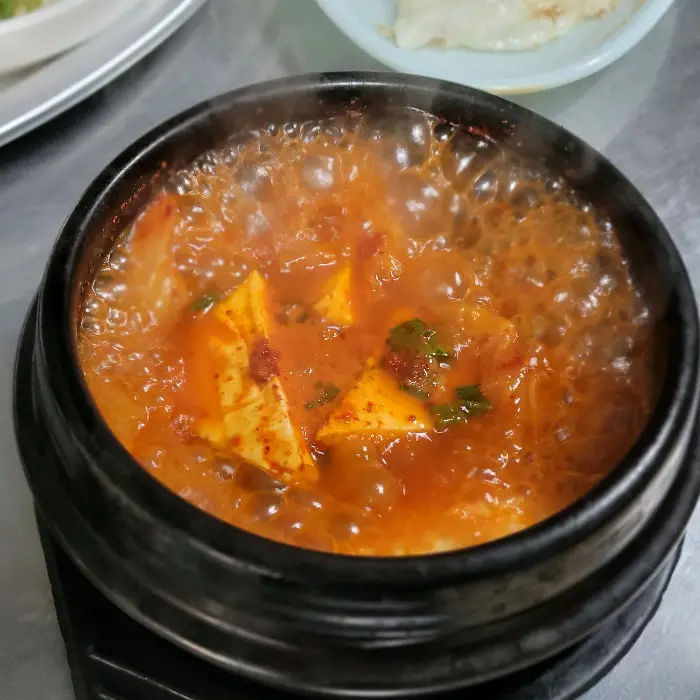 잘 익어가는 돼지갈비