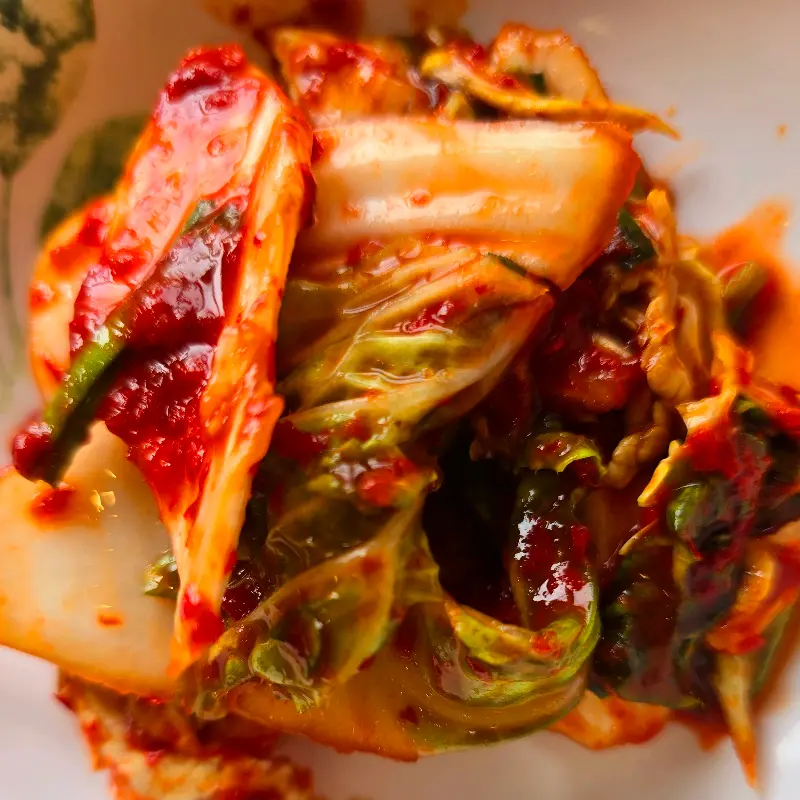 매콤달콤한 겉절이 김치