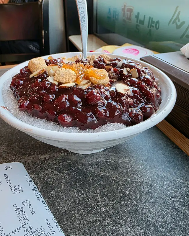 강지네옛날팥빙수 내부