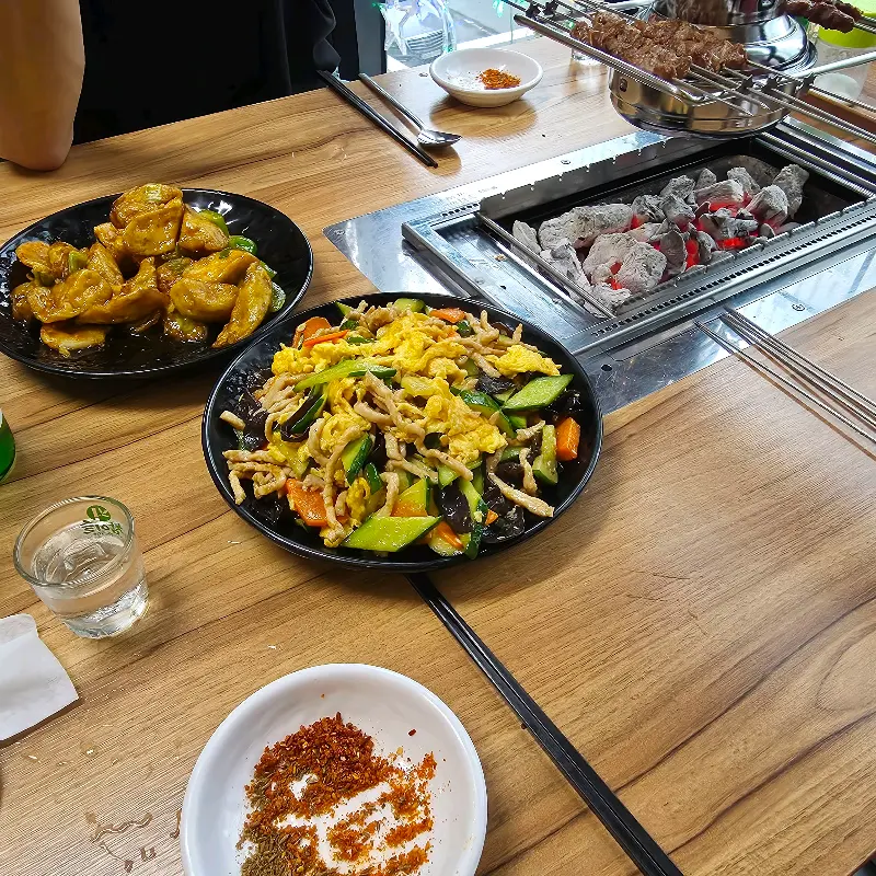 양념이 잘 배어있는 양꼬치