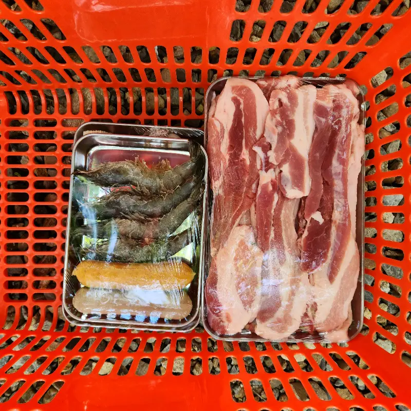 팜크닉 바베큐 재료