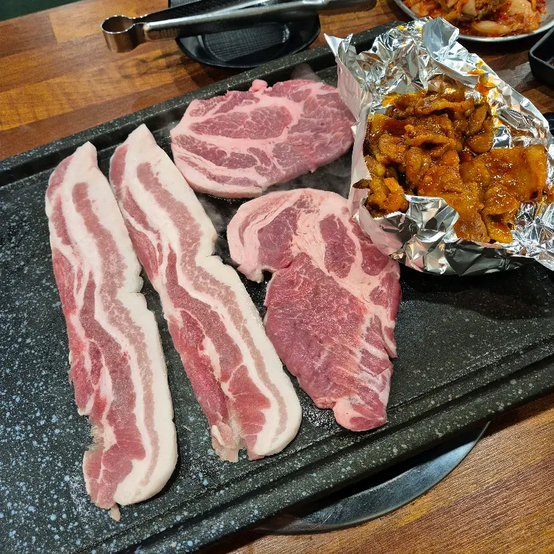 다양한 종류의 고기