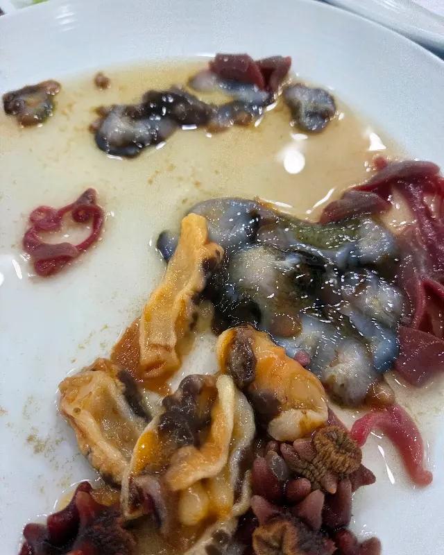 신선한 해산물 모듬