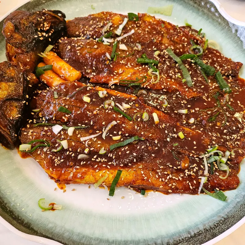 푸짐한 코다리찜 한 상