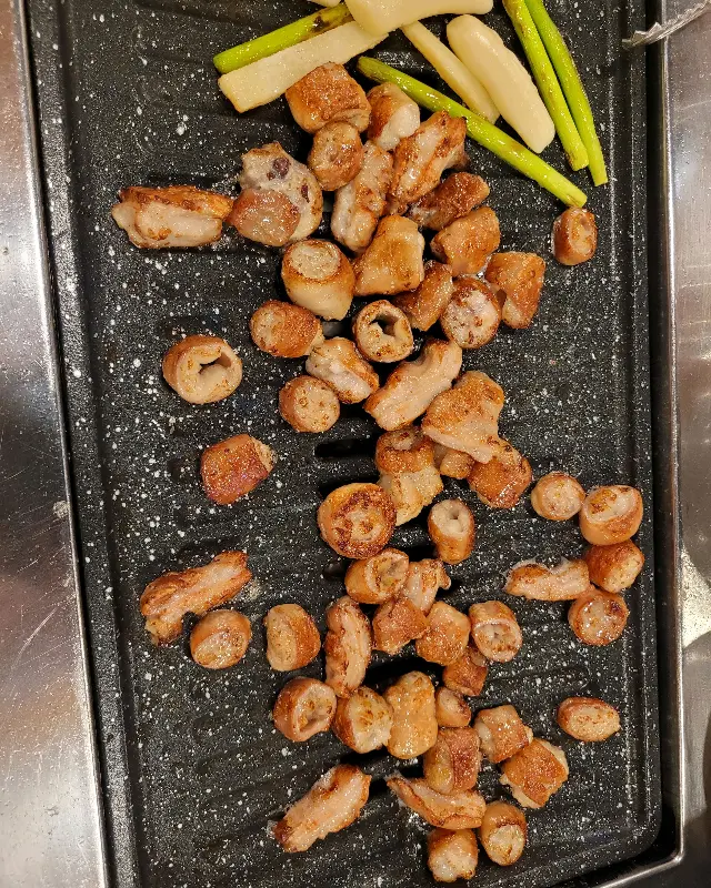 잘 구워진 막창