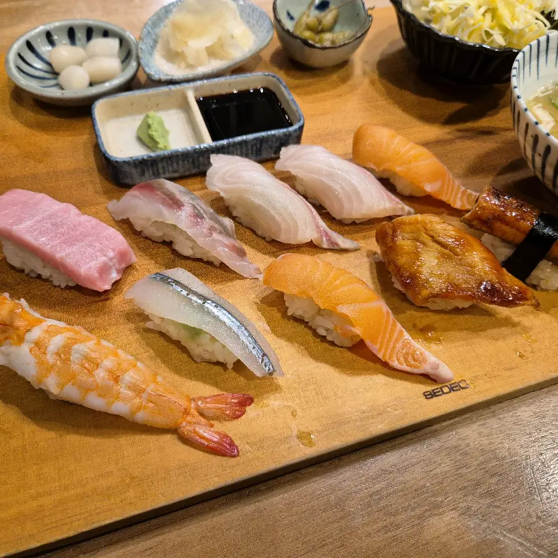 초밥 디테일 샷