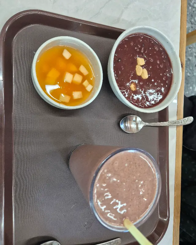 강지네옛날팥빙수 팥라떼, 단팥죽