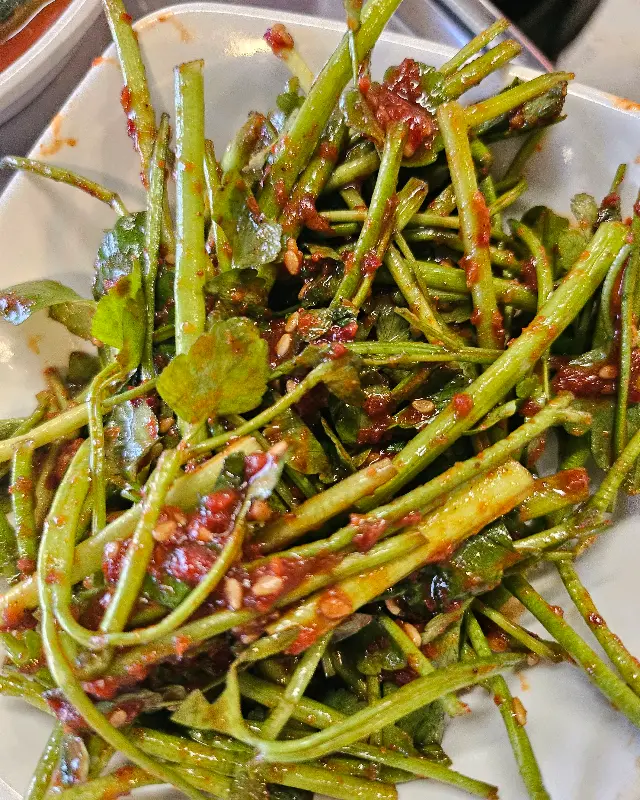 양념이 잘 베어 있는 갈비살