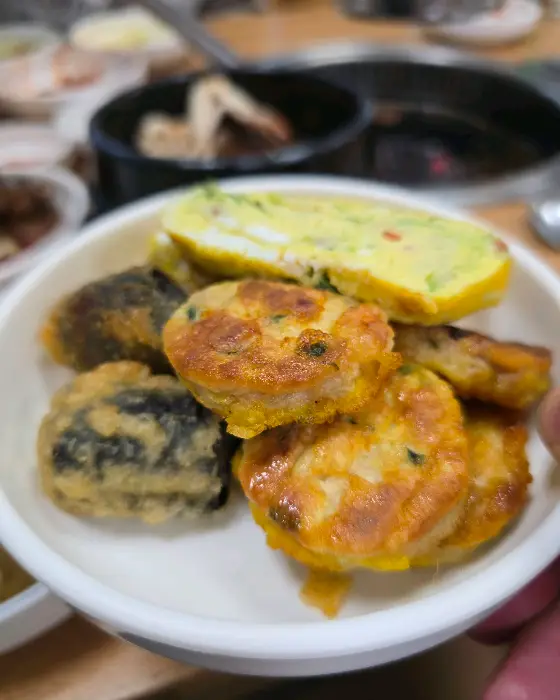 돼지갈비와 된장찌개