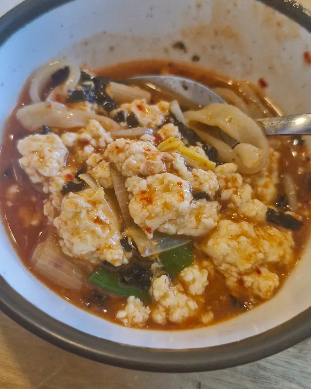 순두부 장칼국수