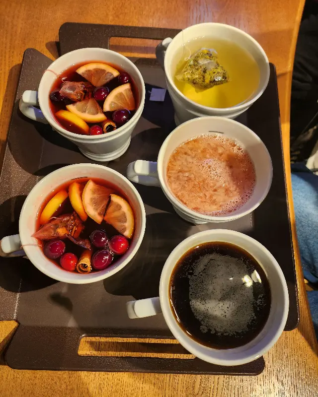 다양한 음료 메뉴