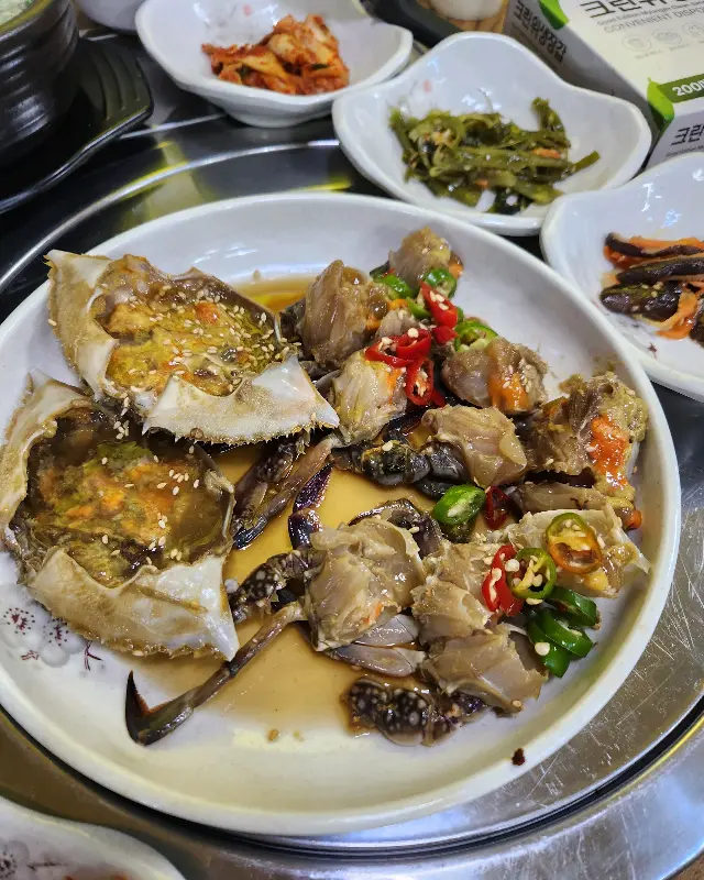 싱싱한 꽃게무침