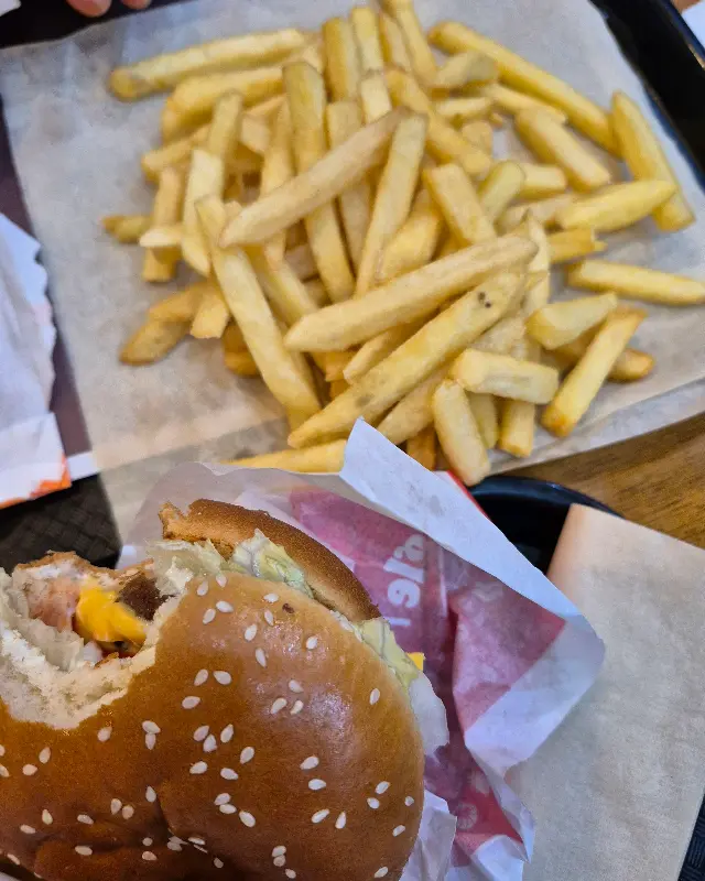 햄버거와 감자튀김