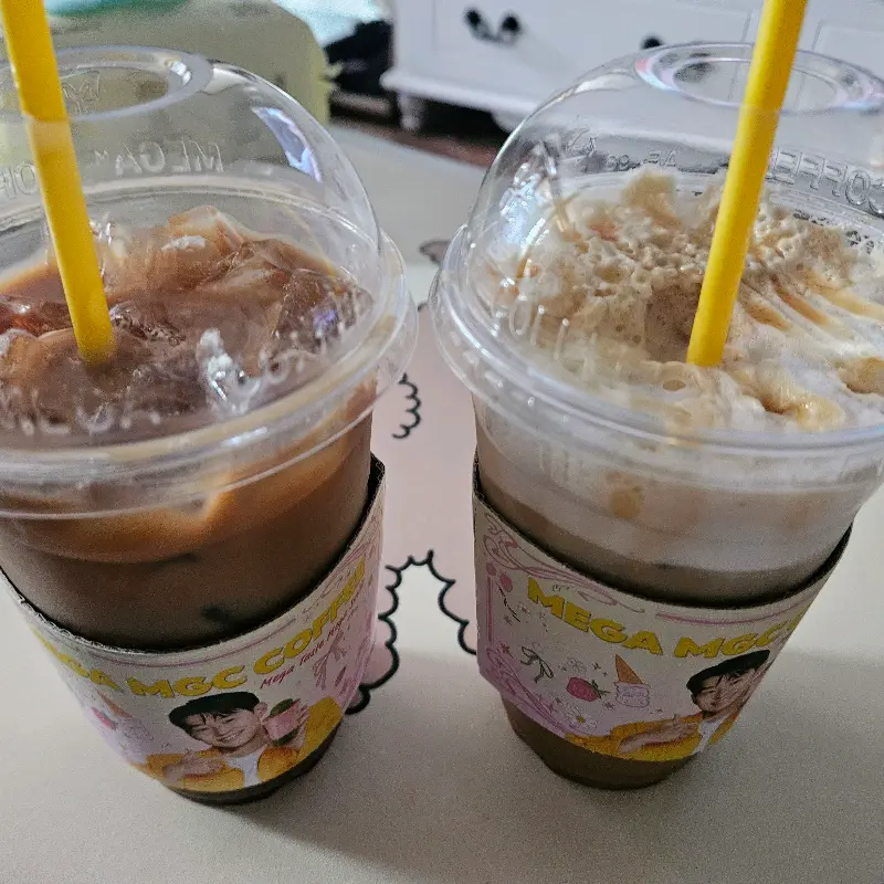 메가커피 아이스 음료