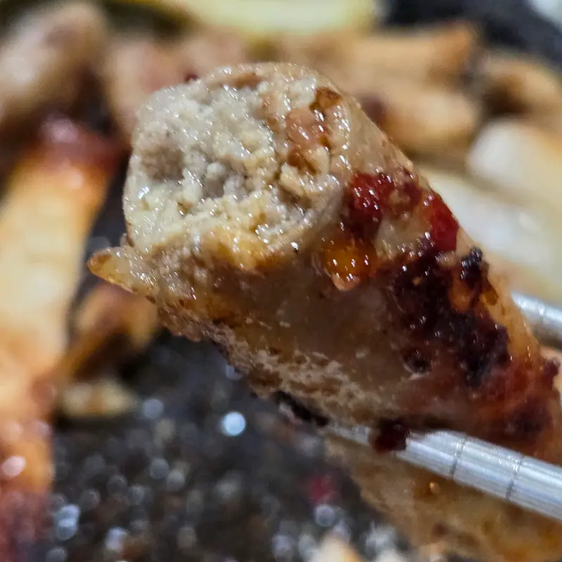 잘 구워진 곱창