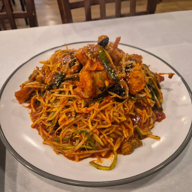 푸짐한 아구찜 한 상