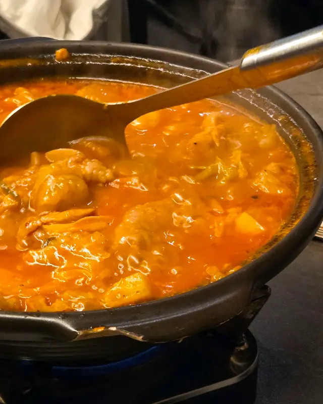 매운 크림 짬뽕