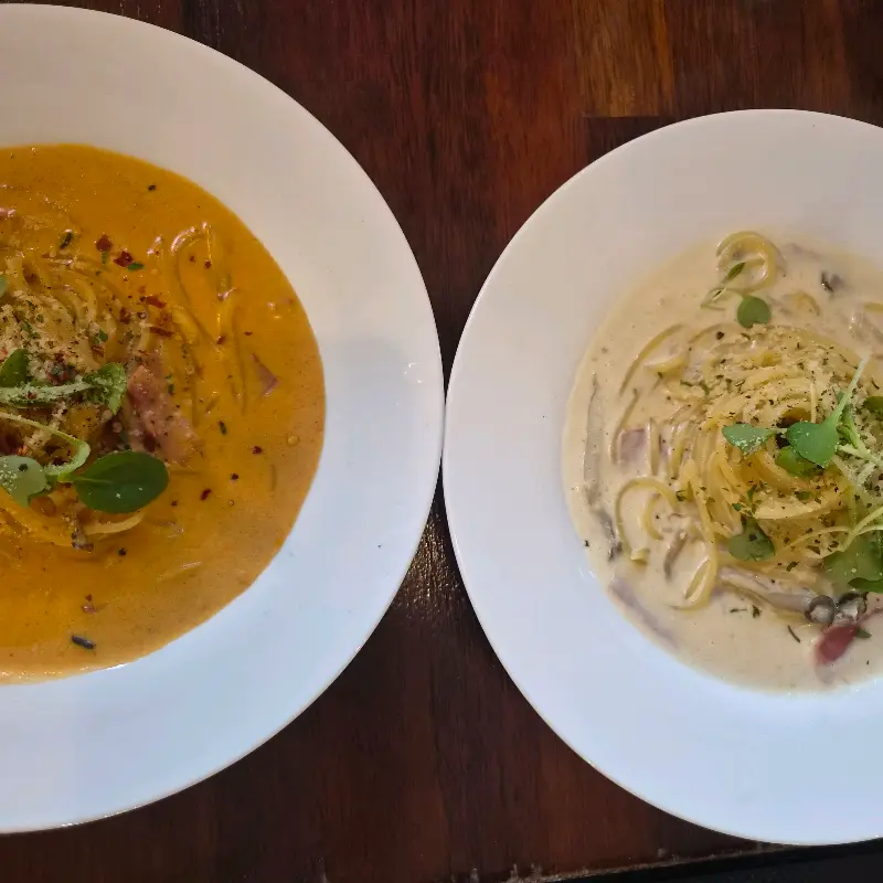 다양한 파스타 메뉴