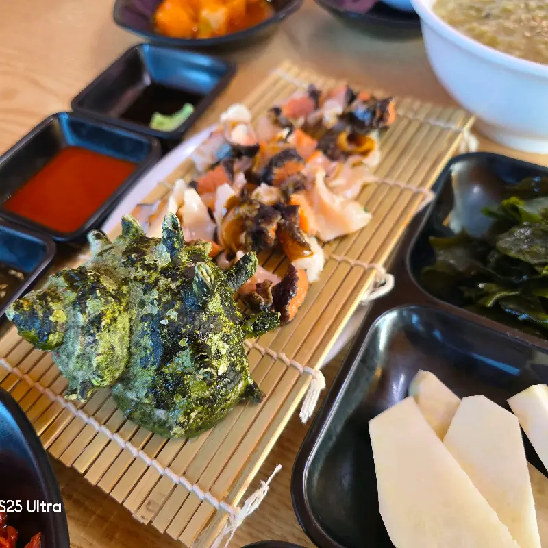 해녀 모둠 한 상 차림