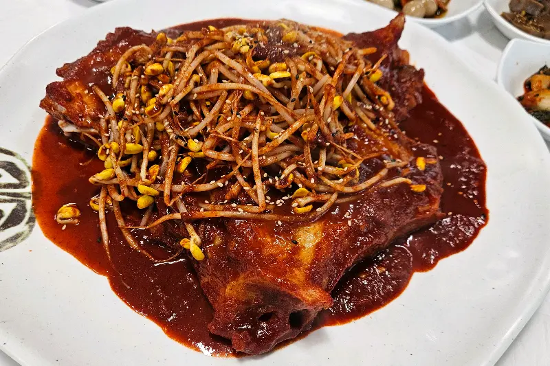 가오리찜 근접샷