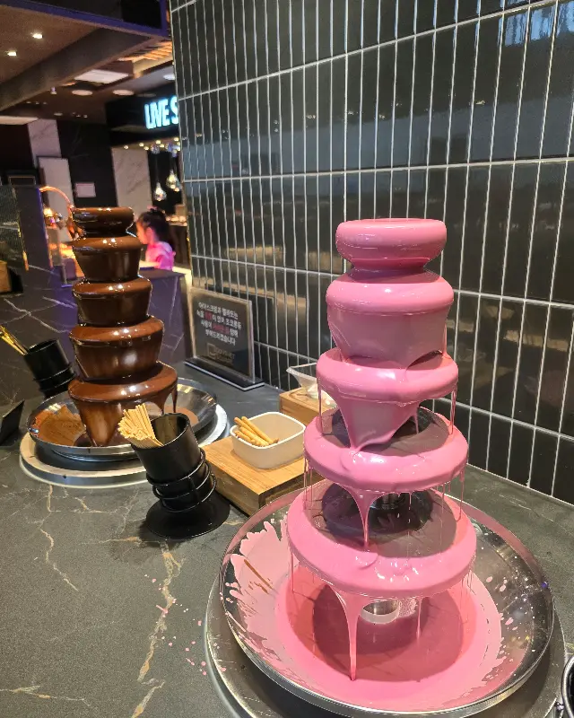 달콤한 초콜릿 퐁듀