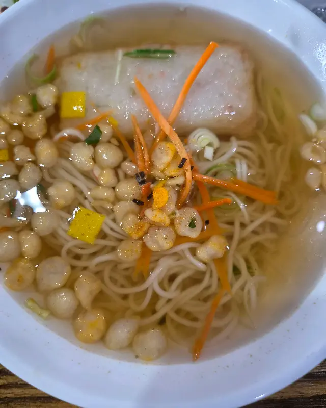 어묵국수의 비주얼