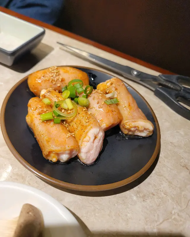 쫄깃하고 고소한 호르몬 구이