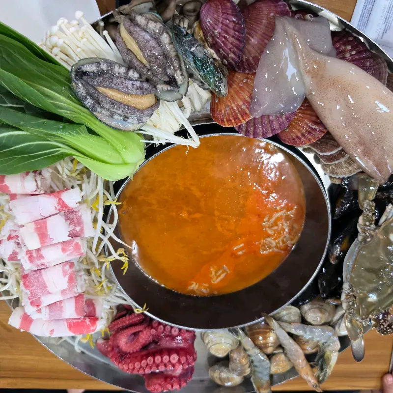 해산물 한 상