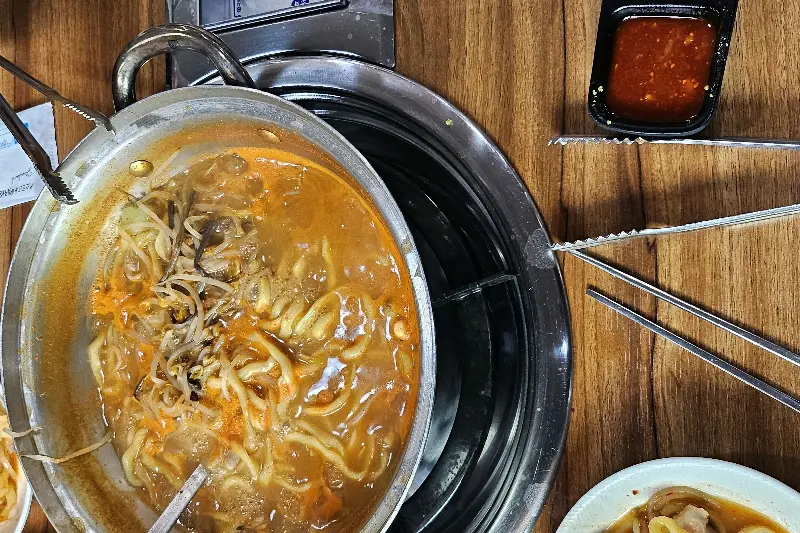 칼국수 면발