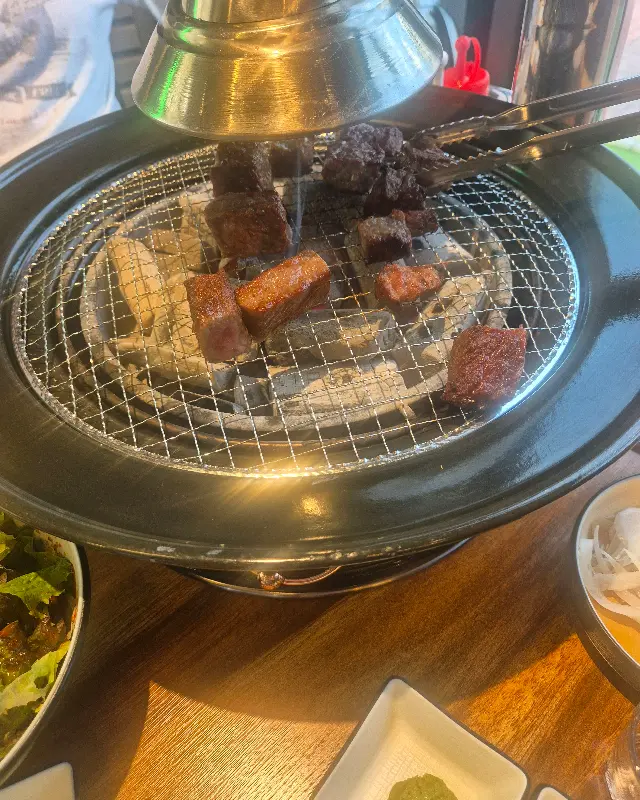 화로구이와 밑반찬