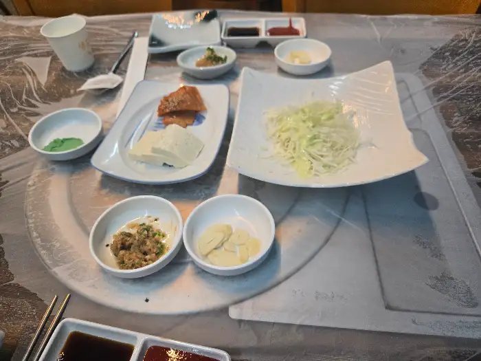 다양한 기본 반찬들