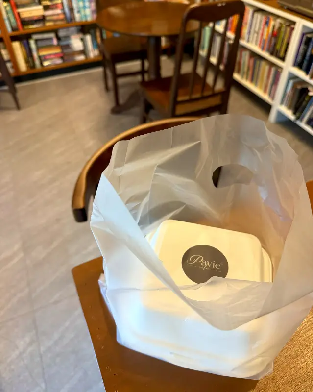 포장된 치즈 케이크