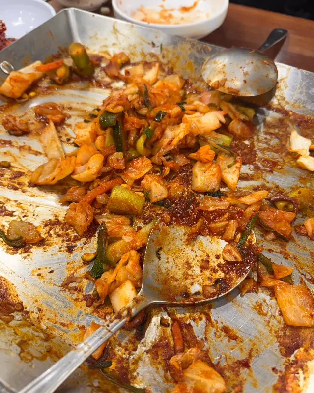 볶음밥으로 완벽한 마무리