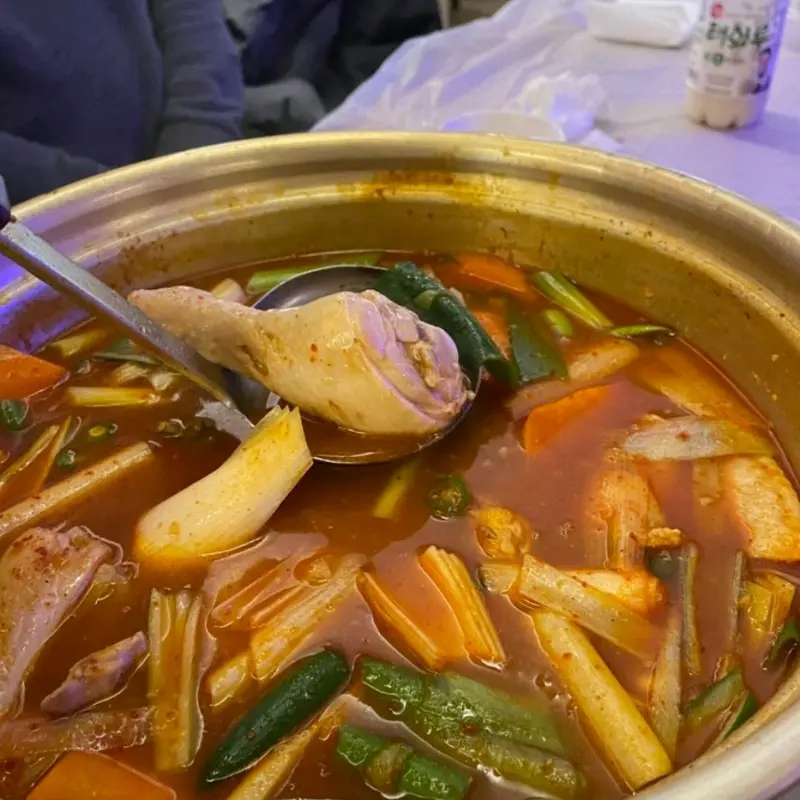 닭볶음탕 속 닭고기