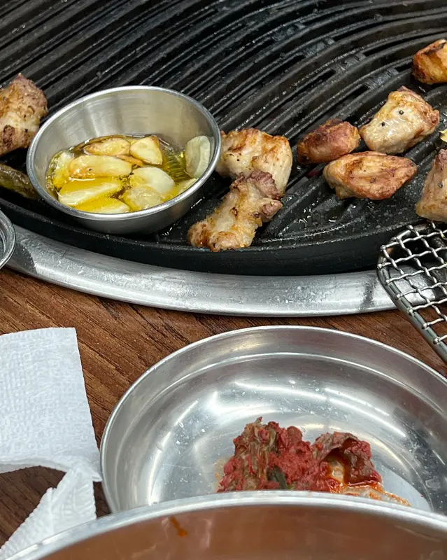 맛있는 삼겹살 한 상