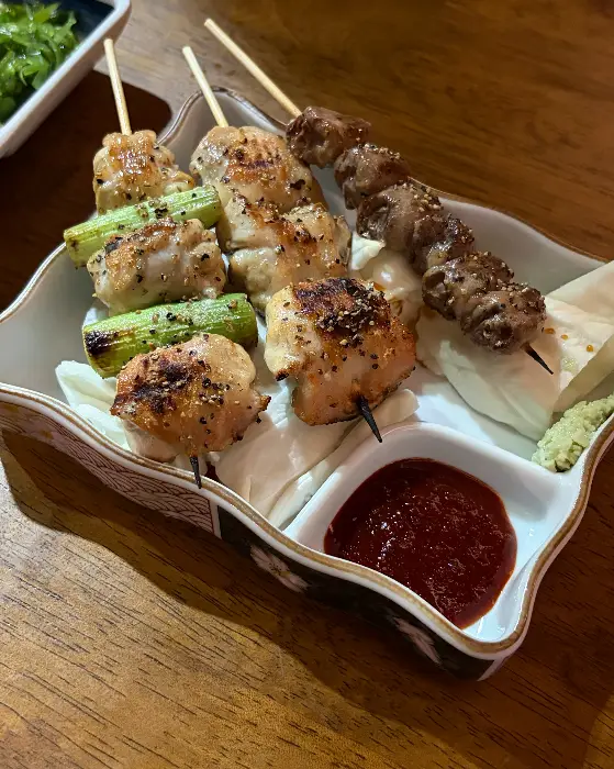 다양한 꼬치 세트