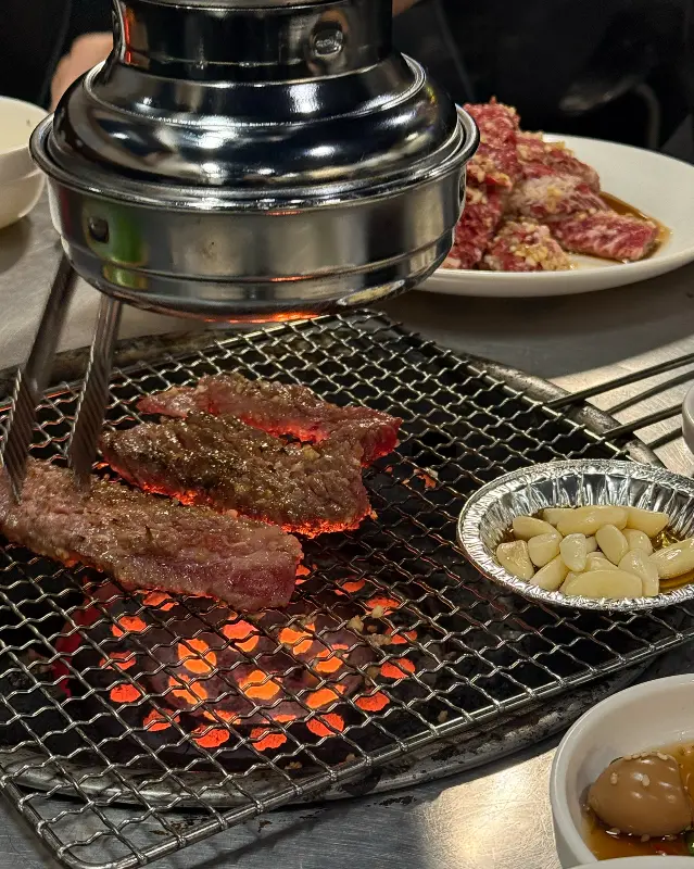 맛있게 구워진 갈비
