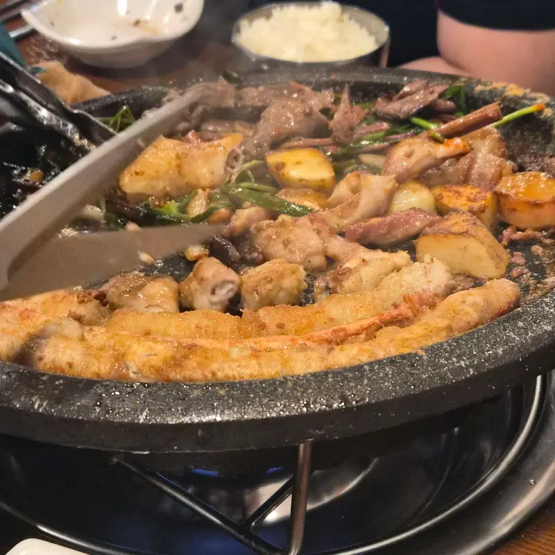 노릇노릇 구워지는 곱창