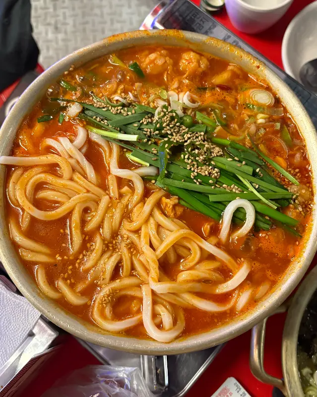 우동 사리 추가